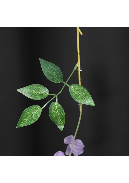 16PCS Yapay Wisteria Asılı Çiçekler Çelenk Wisteria Yapay Çiçekler Düğün Süslemeleri Için Bahçe (Mor) (Yurt Dışından)