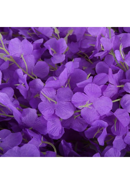 16PCS Yapay Wisteria Asılı Çiçekler Çelenk Wisteria Yapay Çiçekler Düğün Süslemeleri Için Bahçe (Mor) (Yurt Dışından)