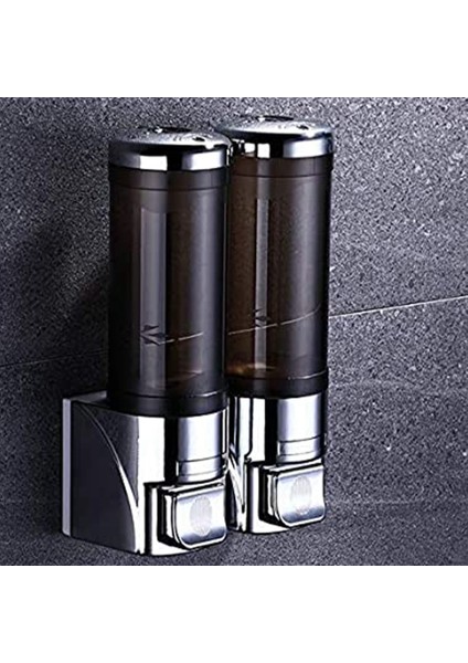 Yapışkanlı Sabunluk 300 ml Matkapsız Duvara Montaj, Mutfak Banyolar Için Manuel Dağıtıcı Şampuan Duş (Yurt Dışından)