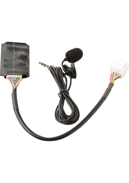 Bluetooth Aux Adaptörü Için Mikrofonlu Handsfree Disk Kutusu Kablo Demeti Bluetooth Bağlantı Modülü (Yurt Dışından)