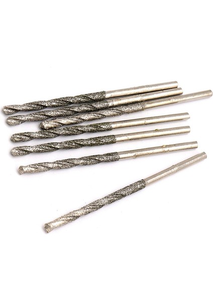 30 Adet 0.8mm-4mm Elmas Kaplamalı Uçlu Büküm Matkap Ucu Cam Takı Taş Kiremit ile Uyumlu (Yurt Dışından)