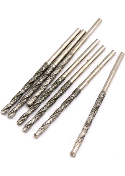 30 Adet 0.8mm-4mm Elmas Kaplamalı Uçlu Büküm Matkap Ucu Cam Takı Taş Kiremit ile Uyumlu (Yurt Dışından)