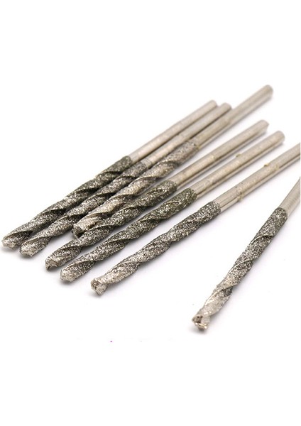 30 Adet 0.8mm-4mm Elmas Kaplamalı Uçlu Büküm Matkap Ucu Cam Takı Taş Kiremit ile Uyumlu (Yurt Dışından)