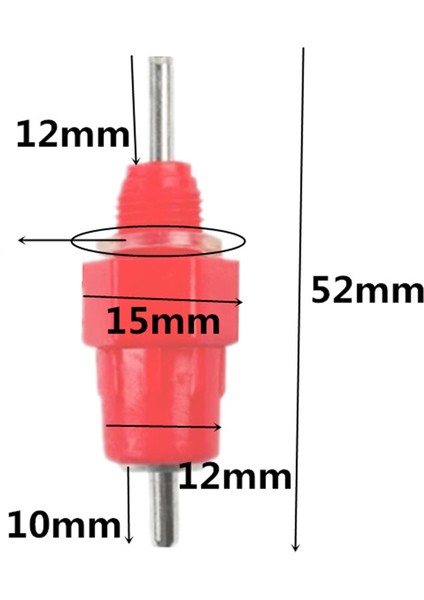 Otomatik Tavuk Su Nipeli Suluk Besleyiciler Kümes Hayvanları Tavuk Ördek Vidalı Stil Su Içeceği Besleyici (30) (Yurt Dışından)