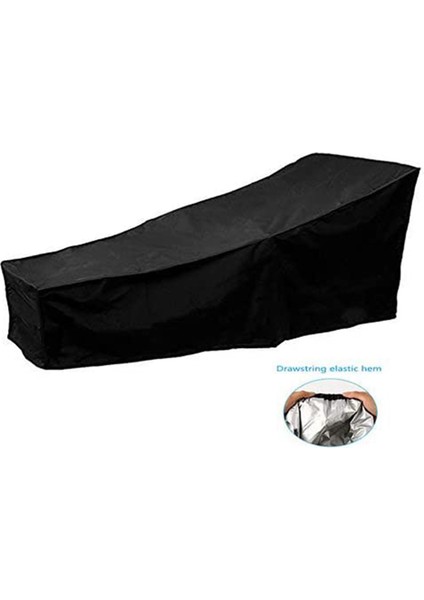 2 Paket Açık Şezlong Örtüsü, Su Geçirmez Bahçe Hasır Sandalye Şezlong Örtüsü, Teras Mobilya Koruma Katmanı (Yurt Dışından)