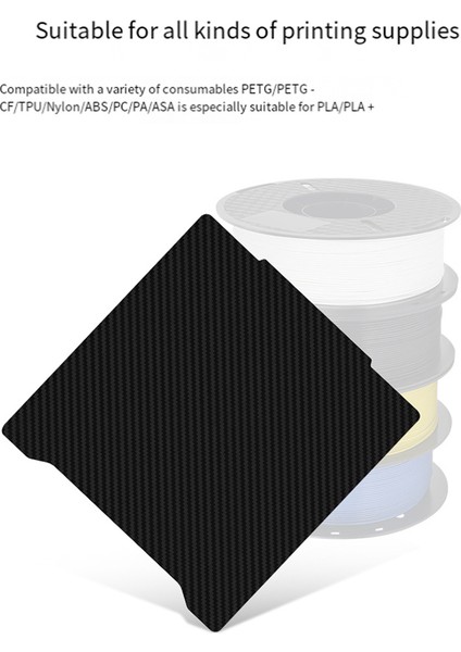 3D Yazıcı Peı Yapı Plakası Çift Taraflı Baskı Platformu Peı+Pet ile Uyumlu Prusa Mini Çelik Plaka ile Uyumlu Pla/petg/petg-/naylon ile Uyumlu (Yurt Dışından)