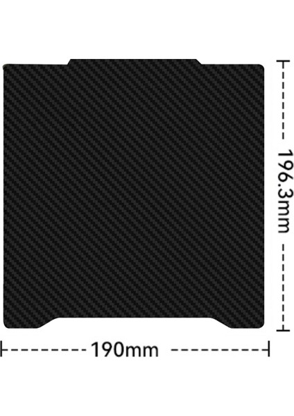 3D Yazıcı Peı Yapı Plakası Çift Taraflı Baskı Platformu Peı+Pet ile Uyumlu Prusa Mini Çelik Plaka ile Uyumlu Pla/petg/petg-/naylon ile Uyumlu (Yurt Dışından)