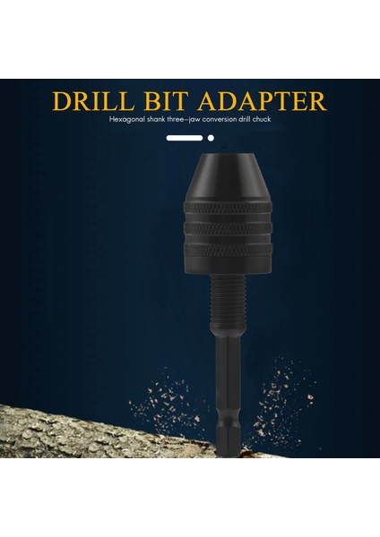 3 Adet Anahtarsız Matkap Chuck 1/4 Inç Hex Shank Anahtarsız Matkap Chuck Dönüştürücü Matkap Adaptörü Darbeli Matkap Aracı (Yurt Dışından)