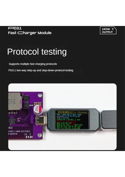 Pd3.1 140W Güç Bankası Dıy Modülü 2s/3s/4s/5s/6s Değiştirilebilir IP2366 Çift Yönlü Boost Li-Pil Hızlı Şarj Modülü, C2 (Yurt Dışından) indirimleri