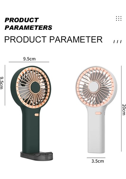 Taşınabilir Fanlar USB Şarj Edilebilir Açık Küçük Fan Mini Hava Soğutucu Ventilador Ev Elektrikli Ev Aletleri-Yeşil (Yurt Dışından) indirimleri