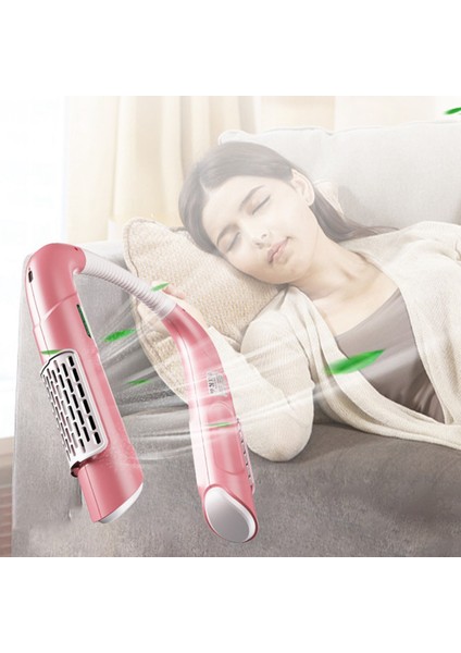 Taşınabilir Boyun Fanı, USB Şarj Edilebilir Fan, Kanatsız Fan Tasarımı, Ofis, Ev Için Uygun, Doğa Sporları Pembe (Yurt Dışından) indirimleri