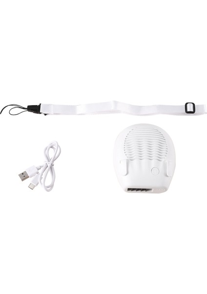 Güç Bankası Kişisel El Kliması Elektrikli Fan 6500 Mah Şarj Edilebilir Asılı Bel Giyilebilir, Beyaz (Yurt Dışından) fırsatları