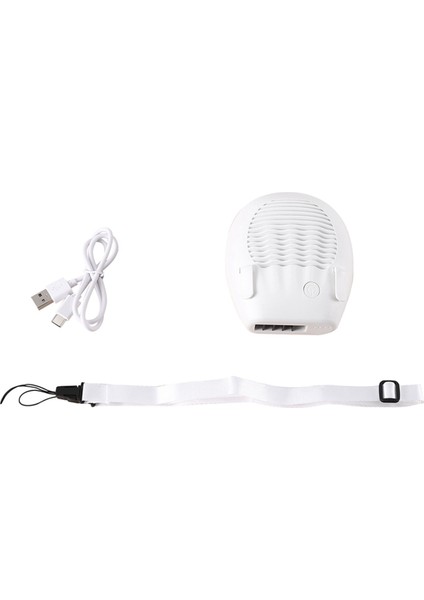 Güç Bankası Kişisel El Kliması Elektrikli Fan 6500 Mah Şarj Edilebilir Asılı Bel Giyilebilir, Beyaz (Yurt Dışından) indirimleri