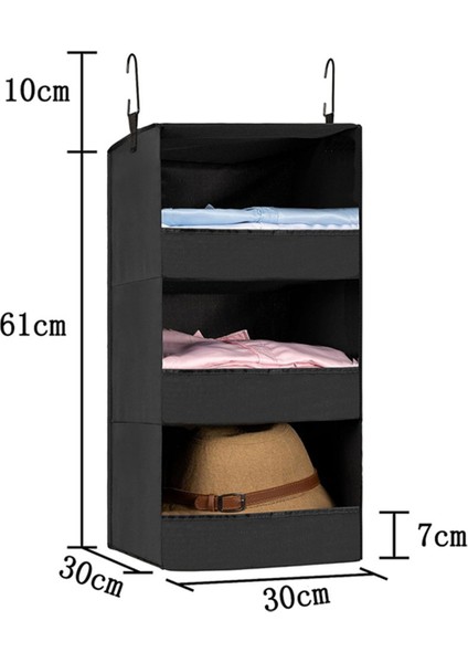 Хранение Продукции,3 Raflı Askılı Klozet Düzenleyici ve Depolama, Katlanabilir Asma Dolap Rafları, Dolap Için Asma Organizatör Haki (Yurt Dışından)