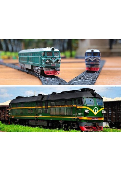 Çocuklar Simülasyon 1:87 Alaşım Içten Yanmalı Lokomotif Model Oyuncak Akustik Optik Tren Oyuncakları Çocuklar Için Hediye (A) (Yurt Dışından) modelleri