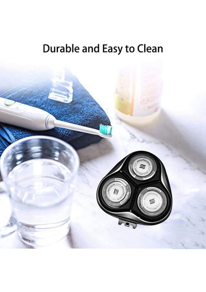 6x Jilet Yedek Tıraş Makinesi Kafa Blate Çerçeve Philips AT750 AT890 Pt 860 860 866 AT758 Pt 710 725 Jilet, Gümüş (Yurt Dışından)