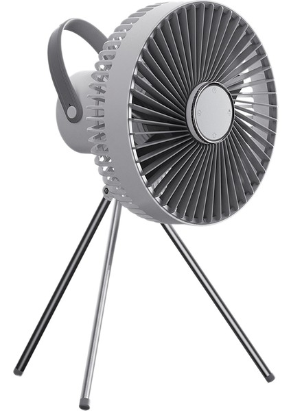 Taşınabilir Fan Şarj Edilebilir Akülü Açık Kamp Ev Çadır Seyahat Gri Için Işık ve Kanca ile (Yurt Dışından) fiyatları