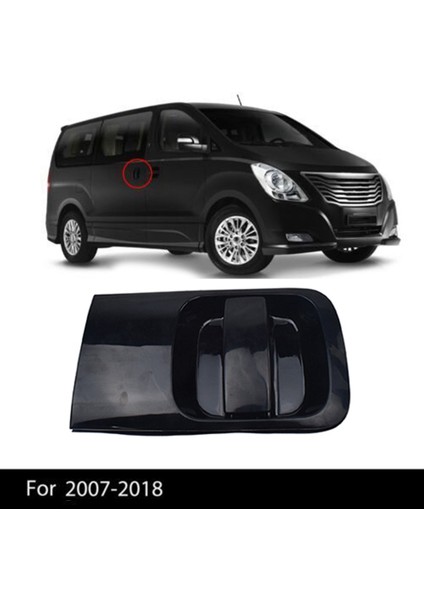 H1 Grand Starex I800 2005-2018 Için Sürgülü Kapı Dış Kolu Siyah 83660-4H100 Sağ (Yurt Dışından)