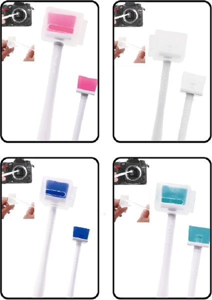 Ccd Sensör Temizleme Kiti/kuru Cmos Temizleyici Kuru Swab, Kamera ile Uyumlu Dslr Kamera ile Uyumlu (Kırmızı) (Yurt Dışından)