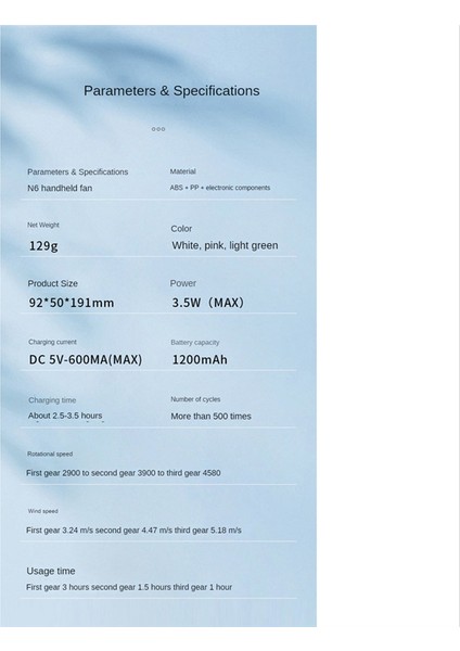 USB Mini Fan Şarj Edilebilir Taşınabilir El Tembel Geçici Seyahat Alışveriş Soğutma Ev Araba Hava Soğutucu-Beyaz (Yurt Dışından) indirimleri