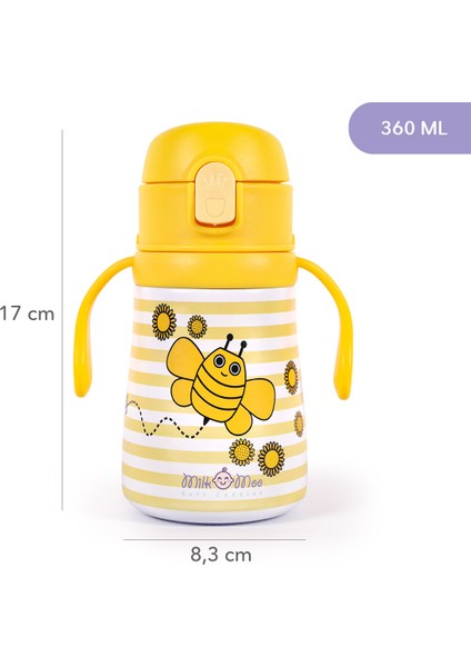 Çelik Küçük Çocuk Matarası Arı Vız Vız 360 ml