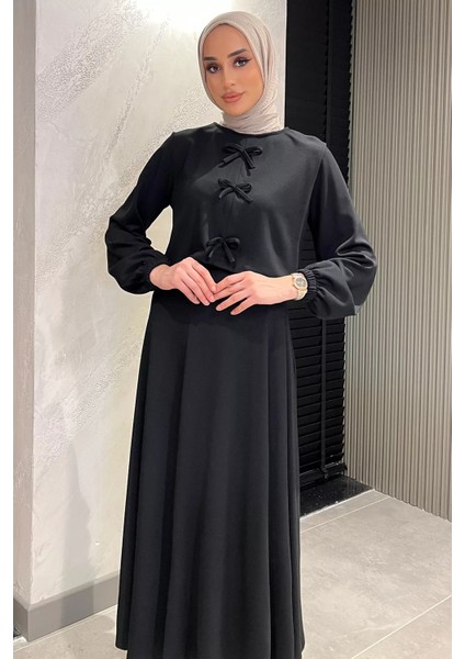 Kurdele Detaylı Etek Bluz Tesettür Ikili Takım