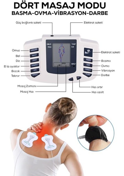 Profesyonel Dijital Terapi ve Masaj Aleti modelleri