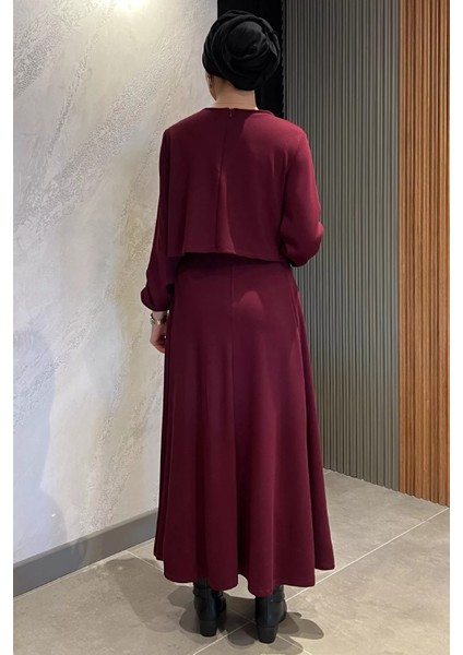 Kurdele Detaylı Etek Bluz Tesettür Ikili Takım fırsatları