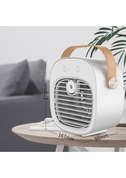 Taşınabilir Mini Klima Masaüstü Fan Soğutucu Nemlendirici Arıtma Odası Ofis Ev Yatak Odası Oturma Mavi (Yurt Dışından) modelleri