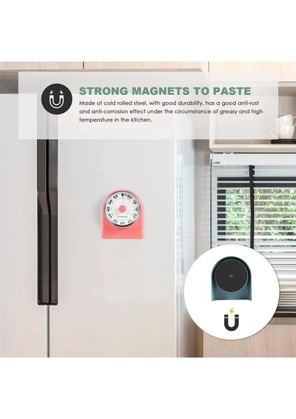 2 Adet Zamanlayıcı Çocuklar Için Mutfak Zamanlayıcı Manyetik Pişirme Zamanlayıcı Yüksek Sesle Zamanlayıcı Mekanik Zamanlayıcı 60 Dakika Mutfak Geri Sayım Sayacı (Yurt Dışından) indirimleri