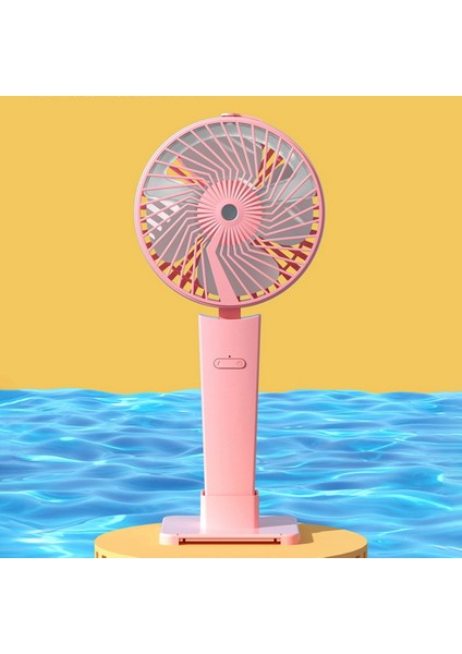 In 1 Mini Taşınabilir Fan Sisleme Soğutma El Tutma Masaüstü Telefon Tutucu Çok Fonksiyonlu Seyahat Soğutucu E (Yurt Dışından)