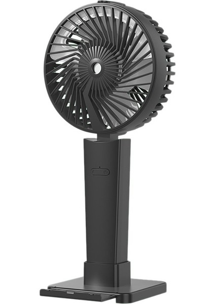 In 1 Mini Taşınabilir Fan Sisleme Soğutma El Tutma Masaüstü Telefon Tutucu Çok Fonksiyonlu Seyahat Soğutucu E (Yurt Dışından)