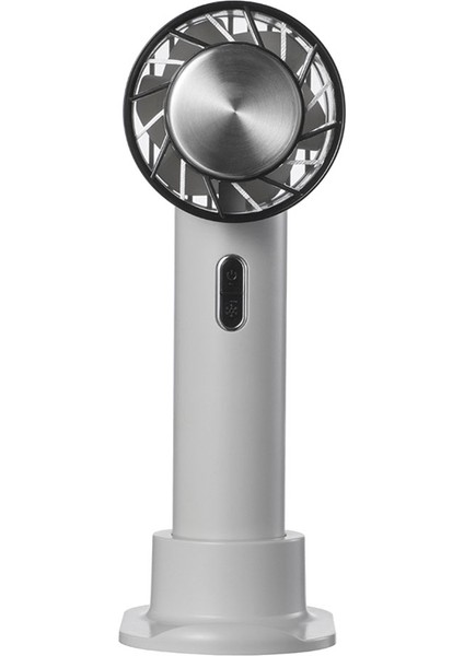 Mini USB Fan Açık Taşınabilir Klima 2200 Mah Pil Kablosuz Şarj Edilebilir Soğuk Kompres El Gri (Yurt Dışından) fiyatları