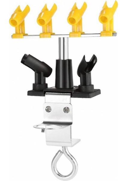 Airbrush Tutucu Kitleri Evrensel Kelepçeli Tutma 6 Boya Airbrush ve 1 Regülatör 360 Derece Verimli Çalışma (Yurt Dışından)