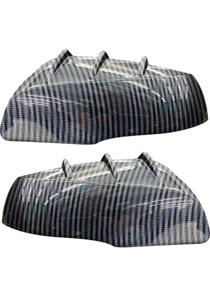 Modifiye Dekoratif Abs Desenli Arka Dikiz Aynası Muhafazası, 2021 Sienna Karbon Fiber Deseniyle Uyumlu (Yurt Dışından)