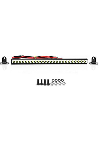Rc Araba Tavan Lambası 9/18/25 LED Işık Çubuğu 1/10 Rc Paletli Trx4 Eksenel SCX10 90046 SCX24 Wrangler D90 Gövde, 146MM (Yurt Dışından)