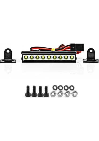Rc Araba Tavan Lambası 9/18/25 LED Işık Çubuğu 1/10 Rc Paletli Trx4 Eksenel SCX10 90046 SCX24 Wrangler D90 Gövde, 146MM (Yurt Dışından)