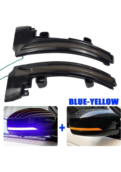 Araba Dinamik LED Dönüş Sinyali Işık Dikiz Aynası Işık Göstergesi Range Sport ile Uyumlu Mavi + Sarı (Yurt Dışından) fiyatları