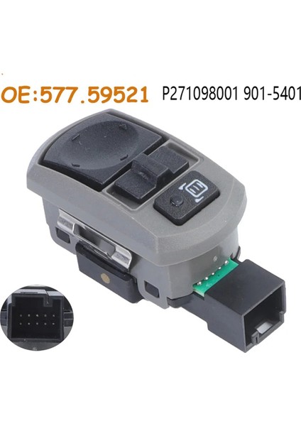 577.59521 Araba Kapı Ayna Kontrol Anahtarı T660 2007-2010 ile Uyumlu 57759521 P271098001 901-5401 (Yurt Dışından) fiyatları