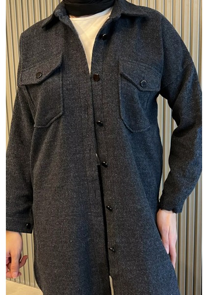 Kaşe Uzun Tesettür Tunik modelleri