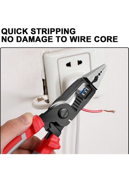 Многоцелевые Наборы,1 Adet 6 In 1 Çok Fonksiyonlu Elektrikçi Pense Uzun Kargaburun Tel Kablo Kesici Striptizci Terminali Sıkma El Aletleri (Yurt Dışından) modelleri