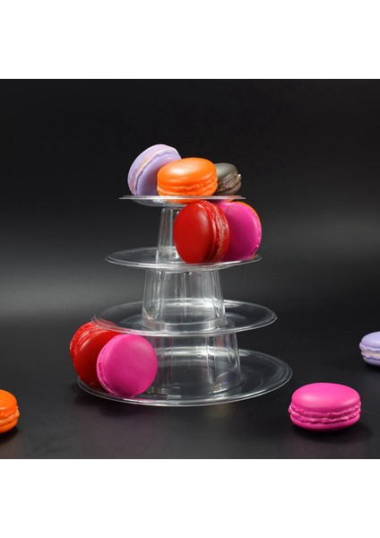 Хранение Продукции,2x Makaron Ekran Kulesi 4 Katmanlı Cupcake Standı Gıda Teşhir Standı Kek Standı Düğün Dekorasyon Doğum Günü Partisi Favor (Yurt Dışından) fiyatları