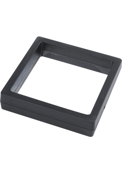 4x Kare 3D Albümler Yüzen Çerçeve Tutucu Para Kutusu Takı Vitrin Gösterisi Kılıfı, 9X9CM (Tabanlı) (Yurt Dışından)