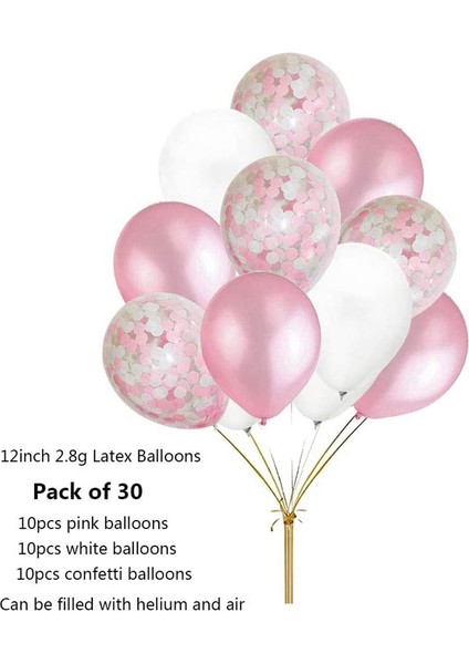 Doğum Günü Süslemeleri, Pembe Mutlu Doğum Günü Banner Parti Malzemeleri ile Kız Kadınlar Için 79 Adet Balon Parti Dekorasyonu (Yurt Dışından) indirimleri