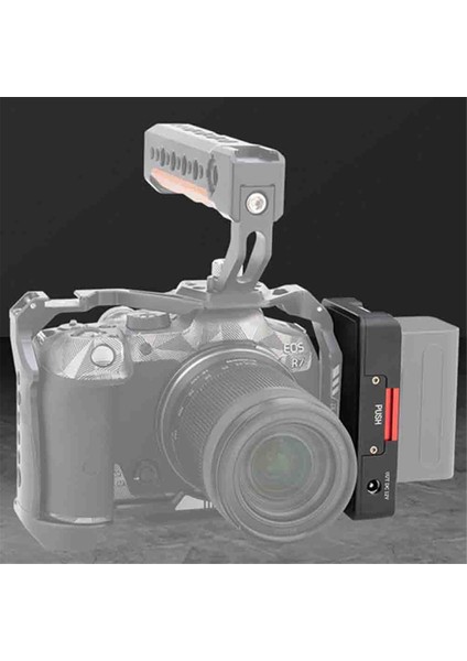 Np-F Pil Şarj Cihazı Metal Pil Adaptör Plakası USB DC12V DC8V Dc Çıkışları 1/4ın NP-F970/F950/F930/F770F750/F570 ile Uyumlu (Yurt Dışından)