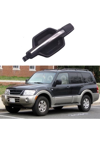 Araba Dış Dış Arka Sağ Kapı Kolu MR653481 Montero Için Mk3 V73 V75 V77 V78 2000-2006 (Yurt Dışından)