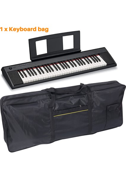 Хранение Продукции,taşınabilir 61 Tuşlu Elektronik Piyano Klavye Gig Bag Taşıma Çantası Depolama Tutucu Kılıf 600D Kumaş (Yurt Dışından)