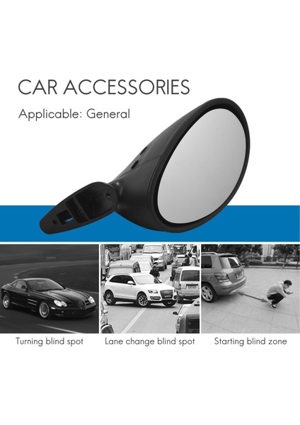 Klasik Retro Kapı Kanat Yan Ayna Araba Mat Dikiz Aynası Tarzı Araba Aksesuarları Siyah L + R Beyaz Ayna (Yurt Dışından) fiyatları