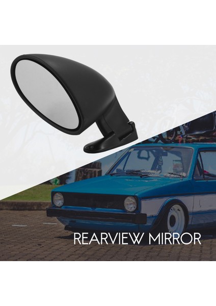 Klasik Retro Kapı Kanat Yan Ayna Araba Mat Dikiz Aynası Tarzı Araba Aksesuarları Siyah L + R Beyaz Ayna (Yurt Dışından) modelleri