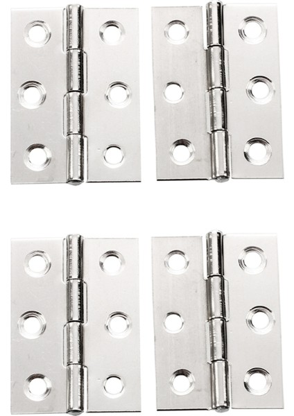Многоцелевые Наборы,4 Adet Paslanmaz Çelik 2 Inç 4.4x3.1cm Dolap Kapı Menteşeleri Donanım (Yurt Dışından)